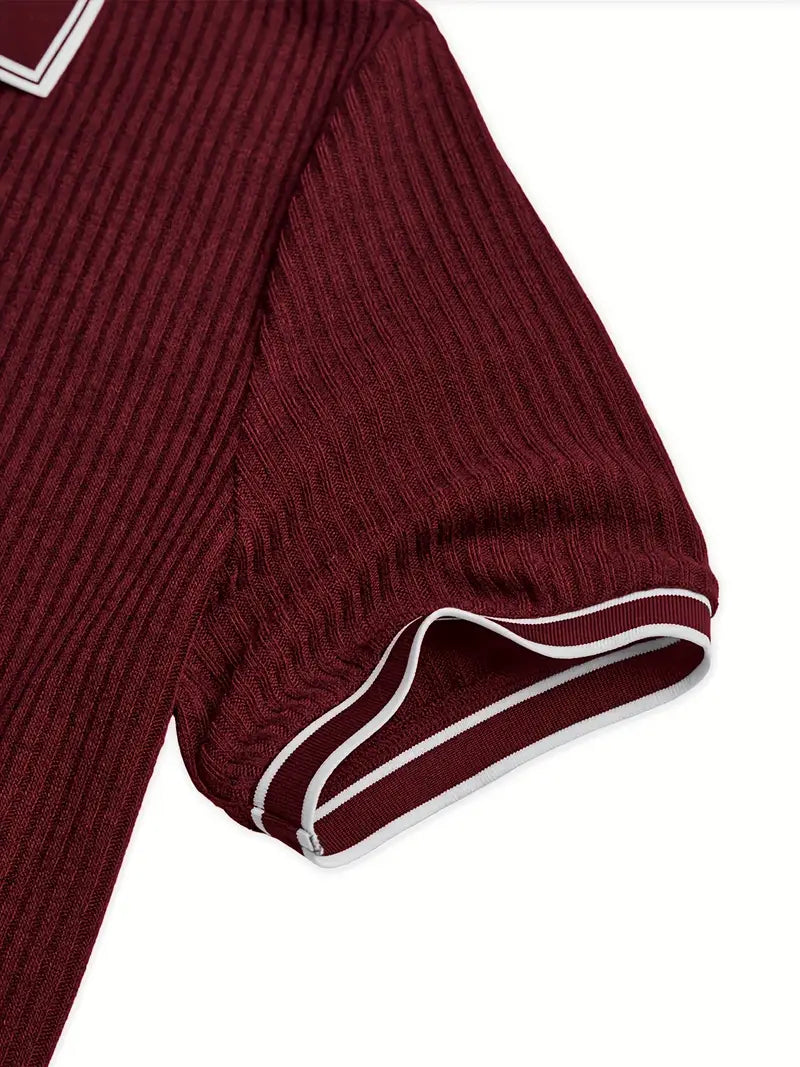 Polo elegante a maniche corte