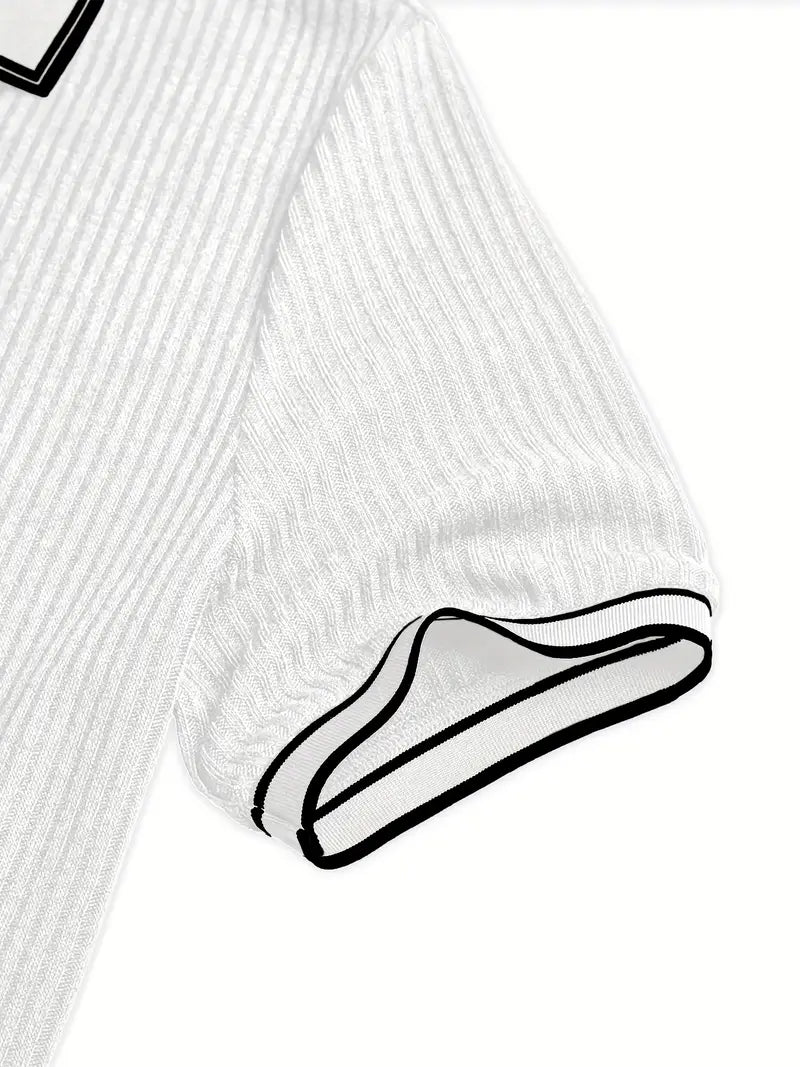 Polo elegante a maniche corte
