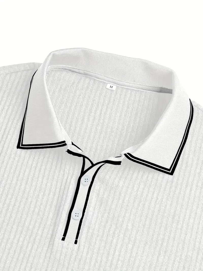 Polo elegante a maniche corte