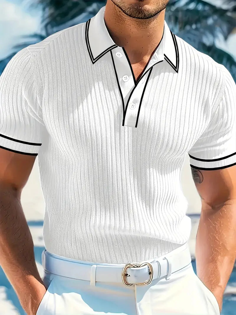 Polo elegante a maniche corte