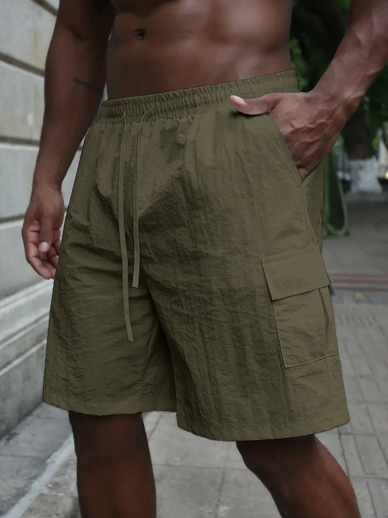 Pantaloni corti traspiranti con vita elastica