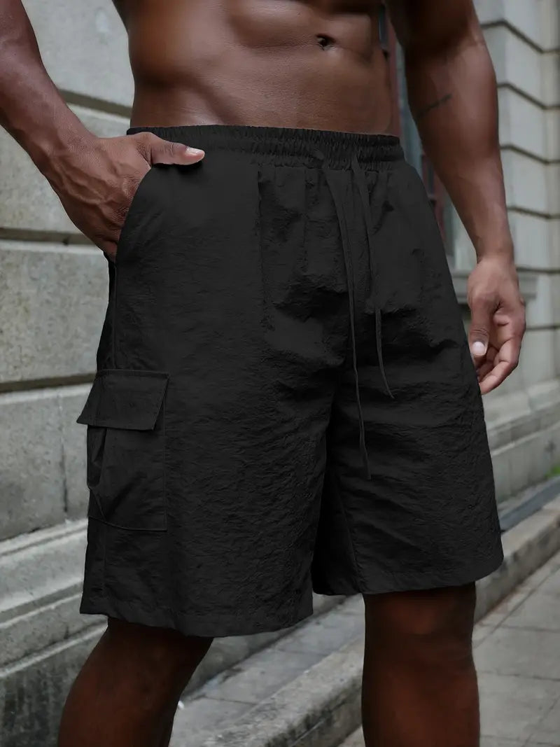 Pantaloni corti traspiranti con vita elastica