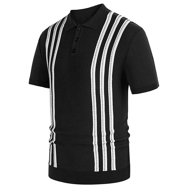Polo casual a righe.