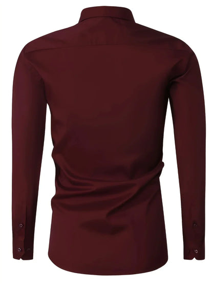 Elegante camicia a maniche lunghe con bottoni