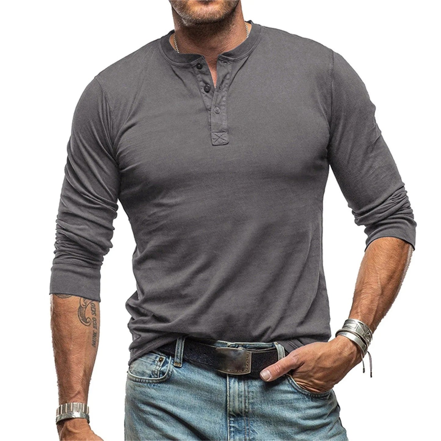 Camicia vintage a maniche lunghe