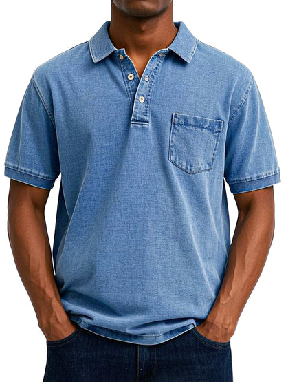 Polo vintage casual da uomo