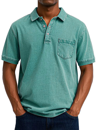 Polo vintage casual da uomo