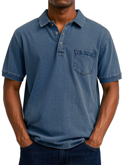 Polo vintage casual da uomo