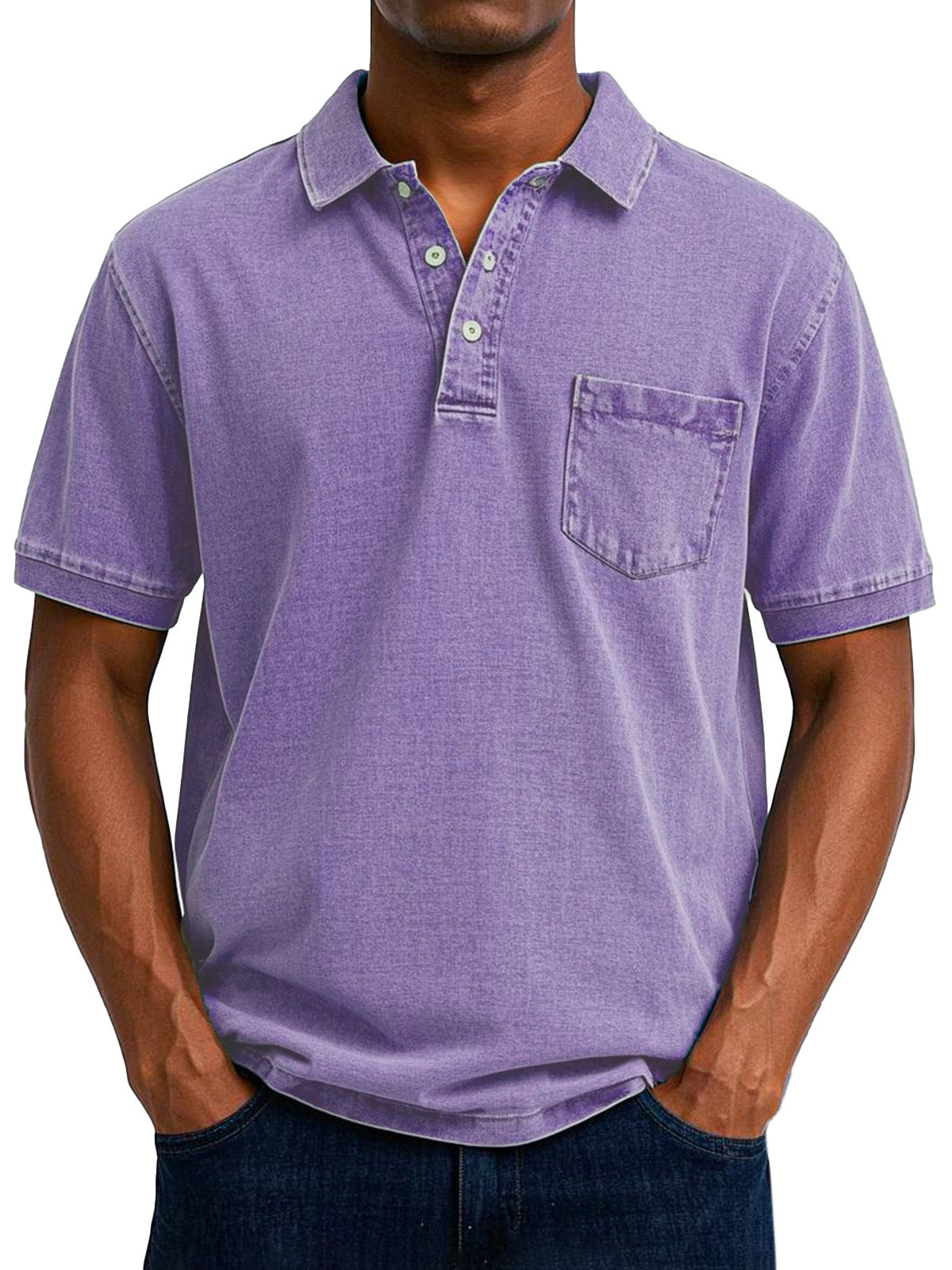 Polo vintage casual da uomo