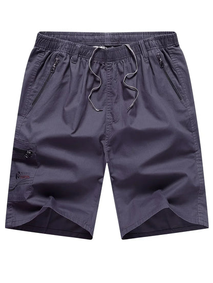 Pantaloni cargo corti leggeri con tasche