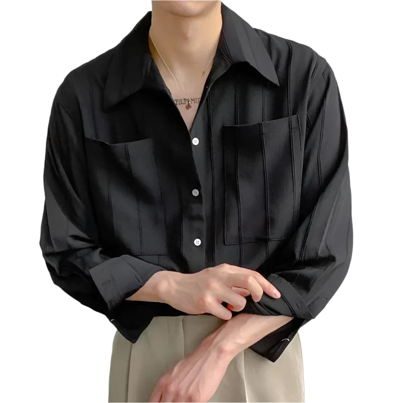 Camicia in denim dallo stile moderno