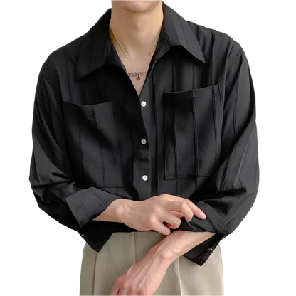 Camicia in denim dallo stile moderno