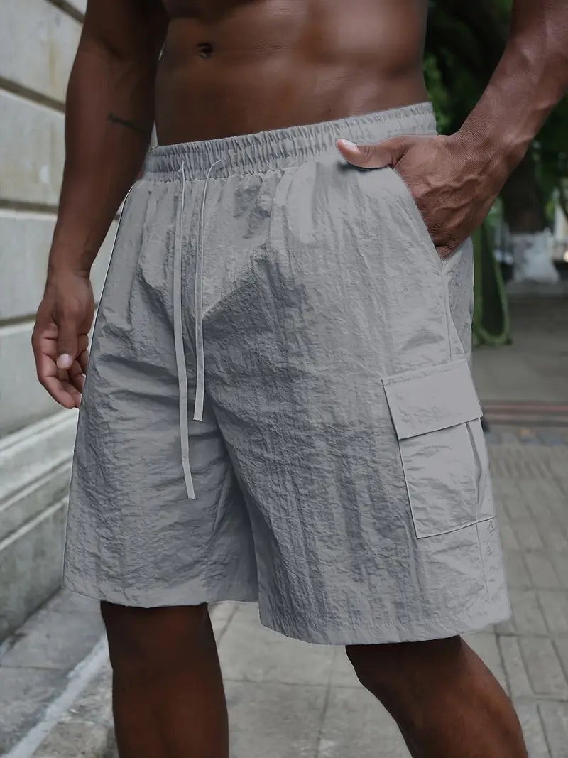 Pantaloni corti traspiranti con vita elastica