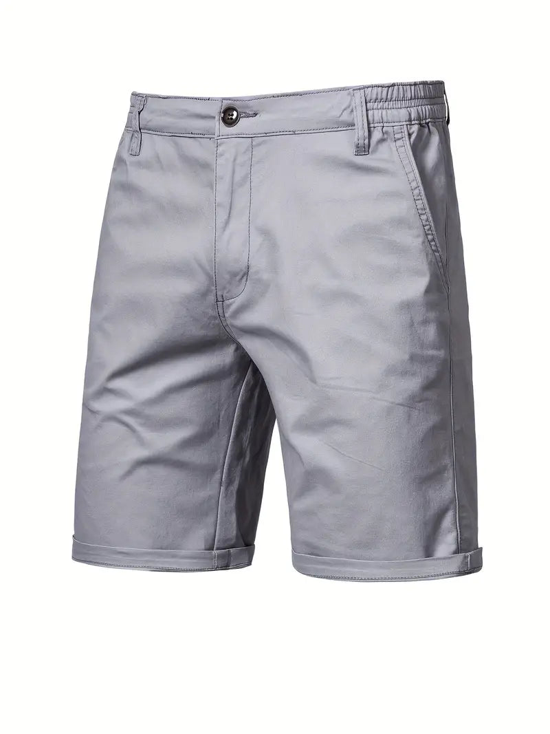 Pantaloni corti in cotone con tasche