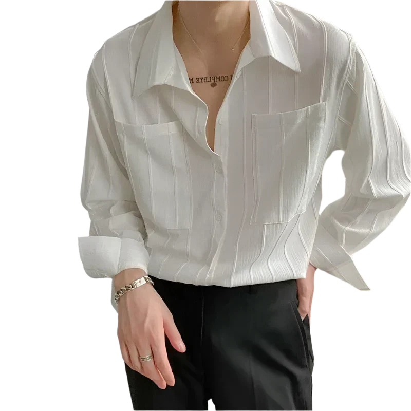 Camicia in denim dallo stile moderno