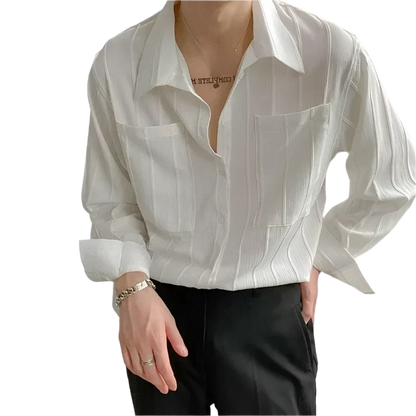 Camicia in denim dallo stile moderno