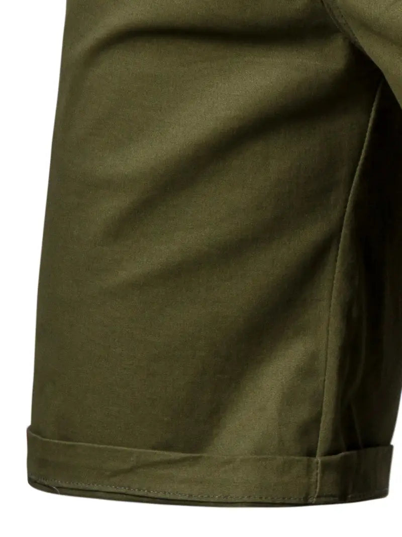 Pantaloni corti in cotone con tasche