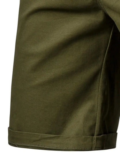Pantaloni corti in cotone con tasche