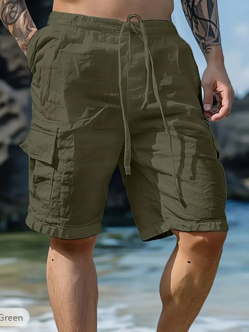 Pantaloni corti traspiranti con vita elastica