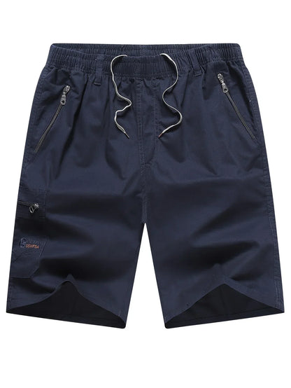 Pantaloni cargo corti leggeri con tasche