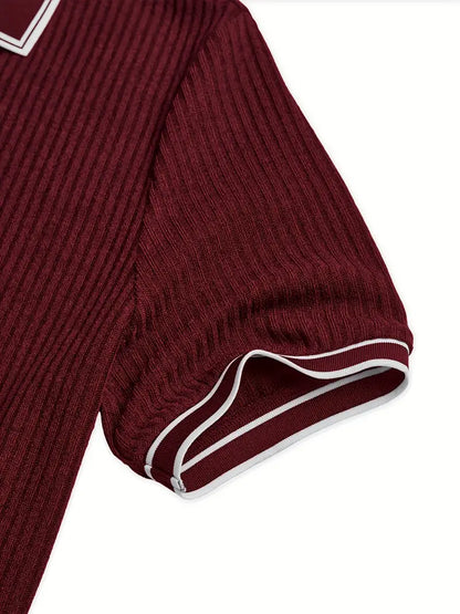 Polo elegante a maniche corte