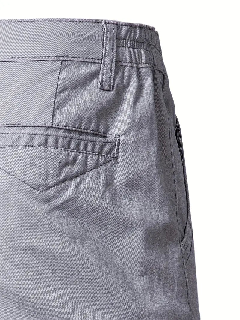 Pantaloni corti in cotone con tasche