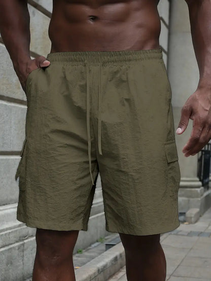 Pantaloni corti traspiranti con vita elastica