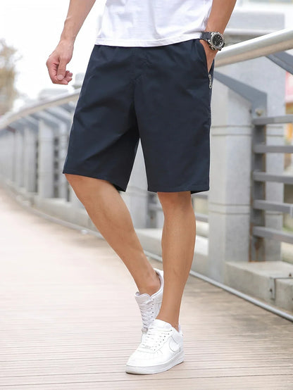 Pantaloni cargo corti leggeri con tasche