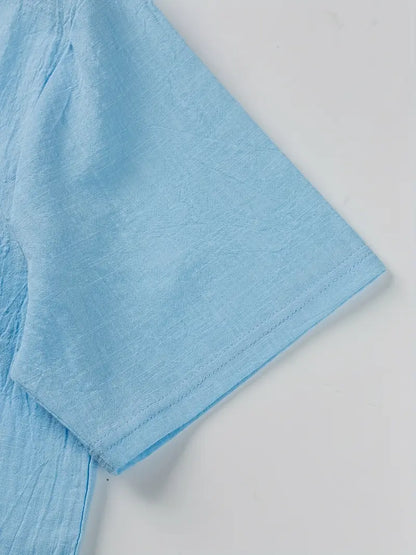 Camicia elegante a maniche corte