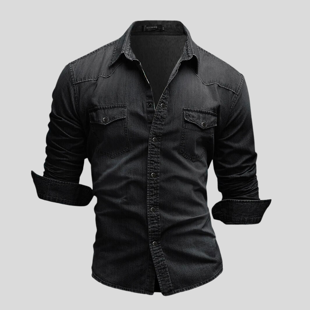 Camicia in denim dallo stile moderno