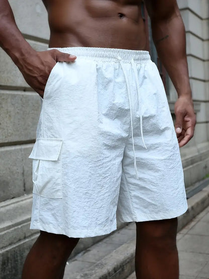 Pantaloni corti traspiranti con vita elastica