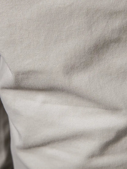 Pantaloni corti in cotone con tasche