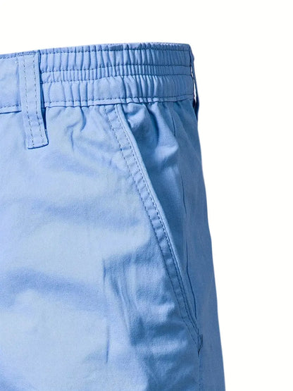 Pantaloni corti in cotone con tasche