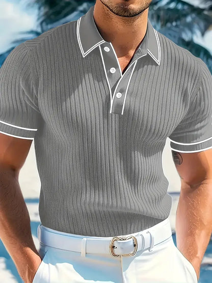 Polo elegante a maniche corte