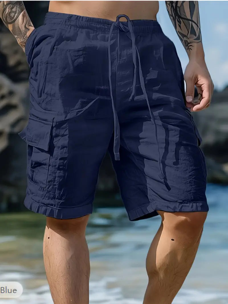 Pantaloni corti traspiranti con vita elastica