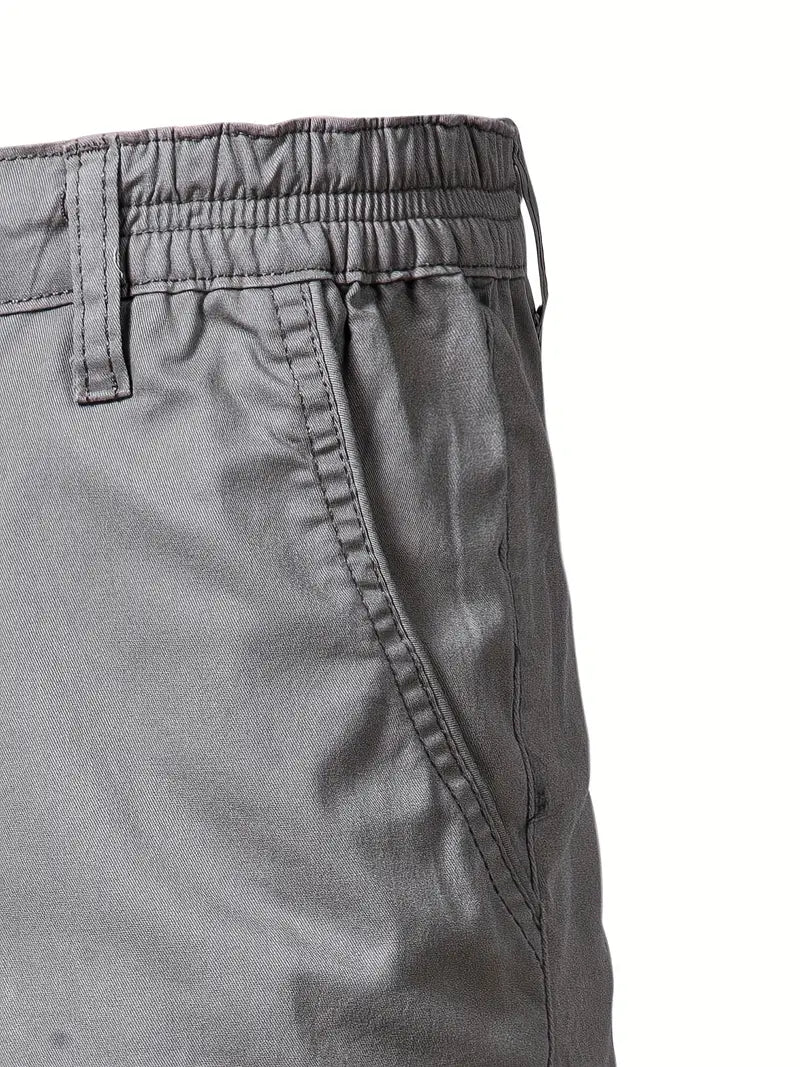 Pantaloni corti in cotone con tasche