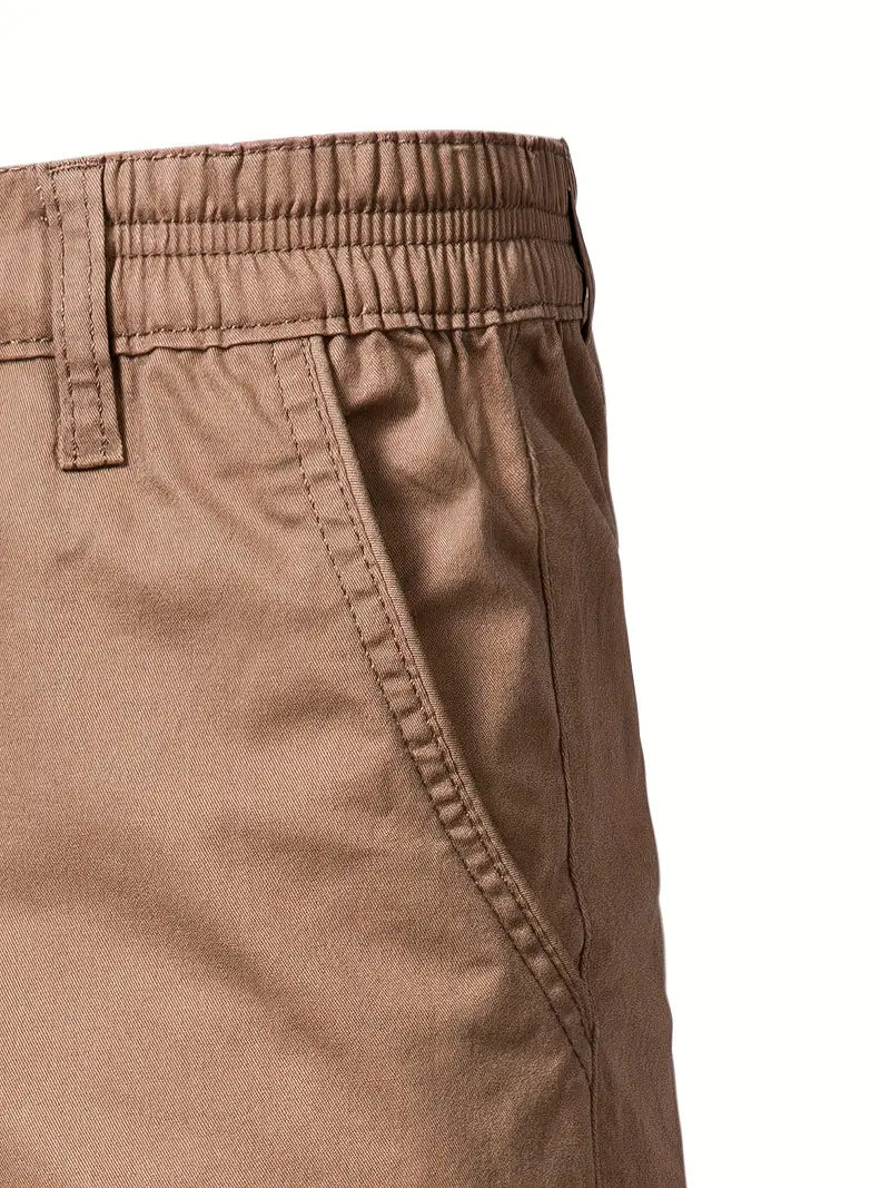 Pantaloni corti in cotone con tasche