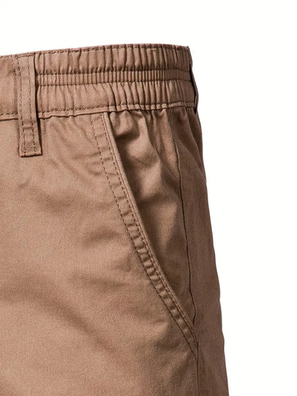 Pantaloni corti in cotone con tasche