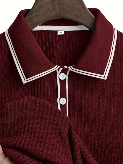 Polo elegante a maniche corte
