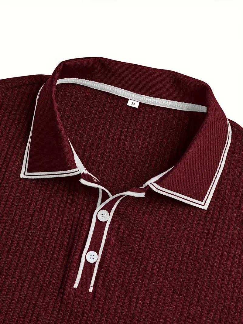 Polo elegante a maniche corte