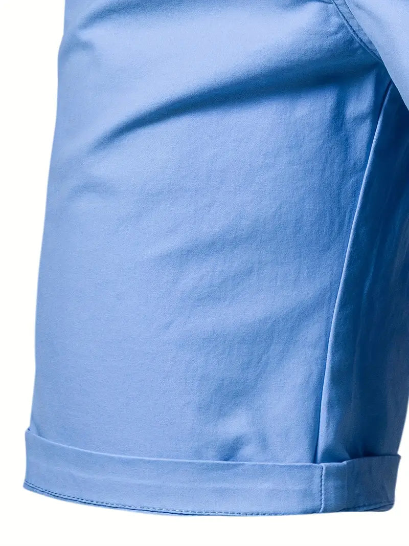 Pantaloni corti in cotone con tasche