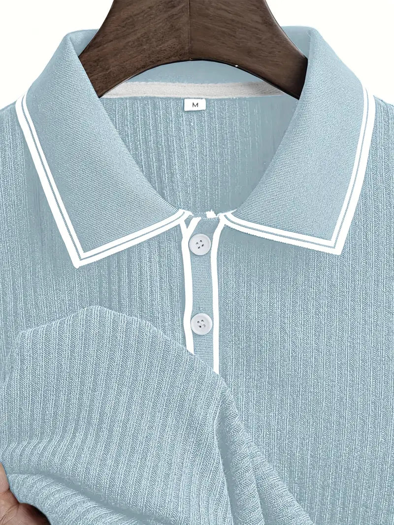 Polo elegante a maniche corte