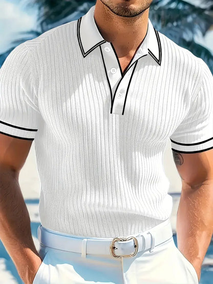 Polo elegante a maniche corte