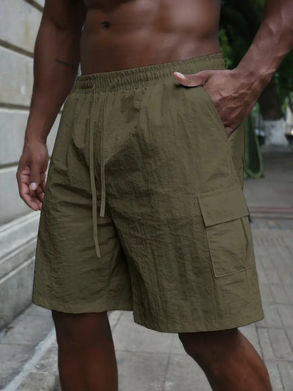 Pantaloni corti traspiranti con vita elastica