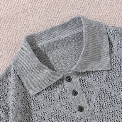 Polo lavorato a maglia