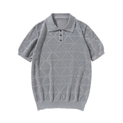 Polo lavorato a maglia