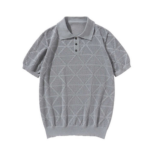 Polo lavorato a maglia