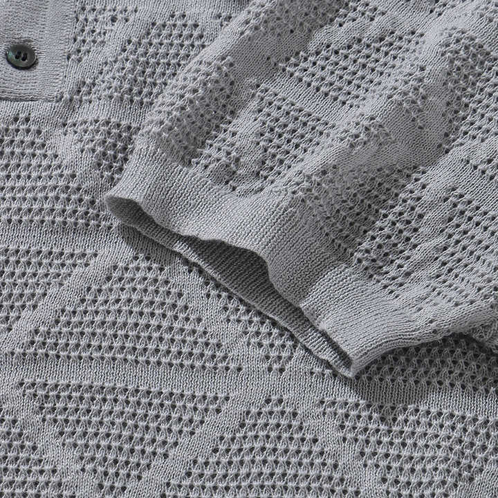 Polo lavorato a maglia