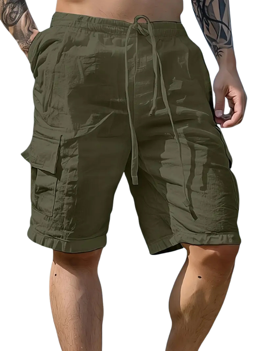 Pantaloni corti traspiranti con vita elastica