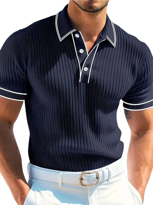 Polo elegante a maniche corte